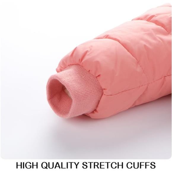 Baby Girls Snowsuit Winter Coat For Infant & Toddlers Warm Clothes NEW - Picture 4 of 7